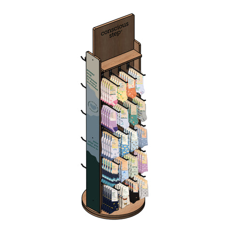 40 Arm Spinning Floor Display