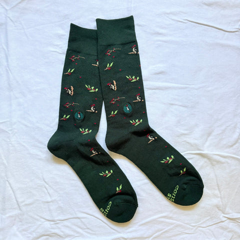 Socks that Protect Woodpeckers