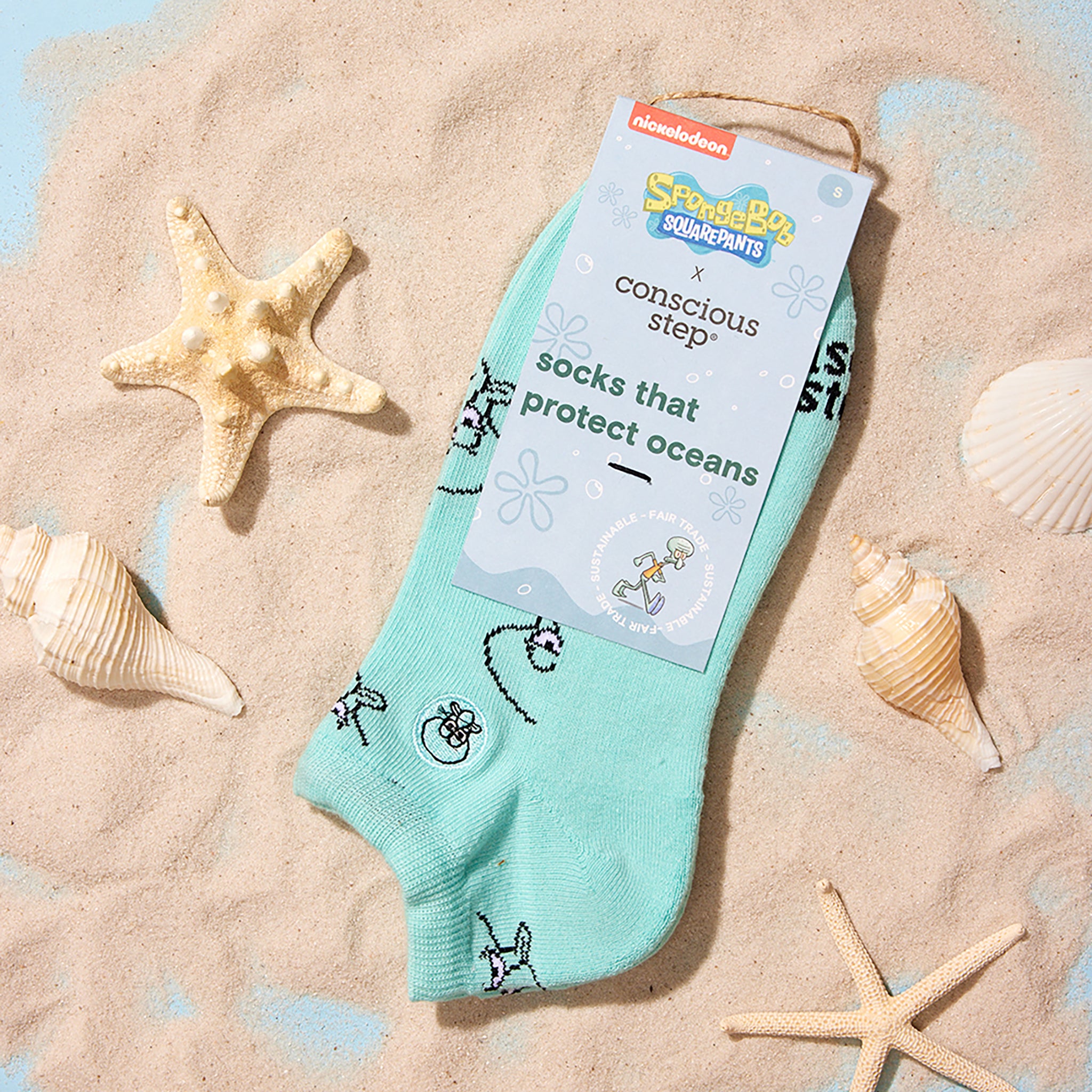 Squidward Socks that Protect Oceans