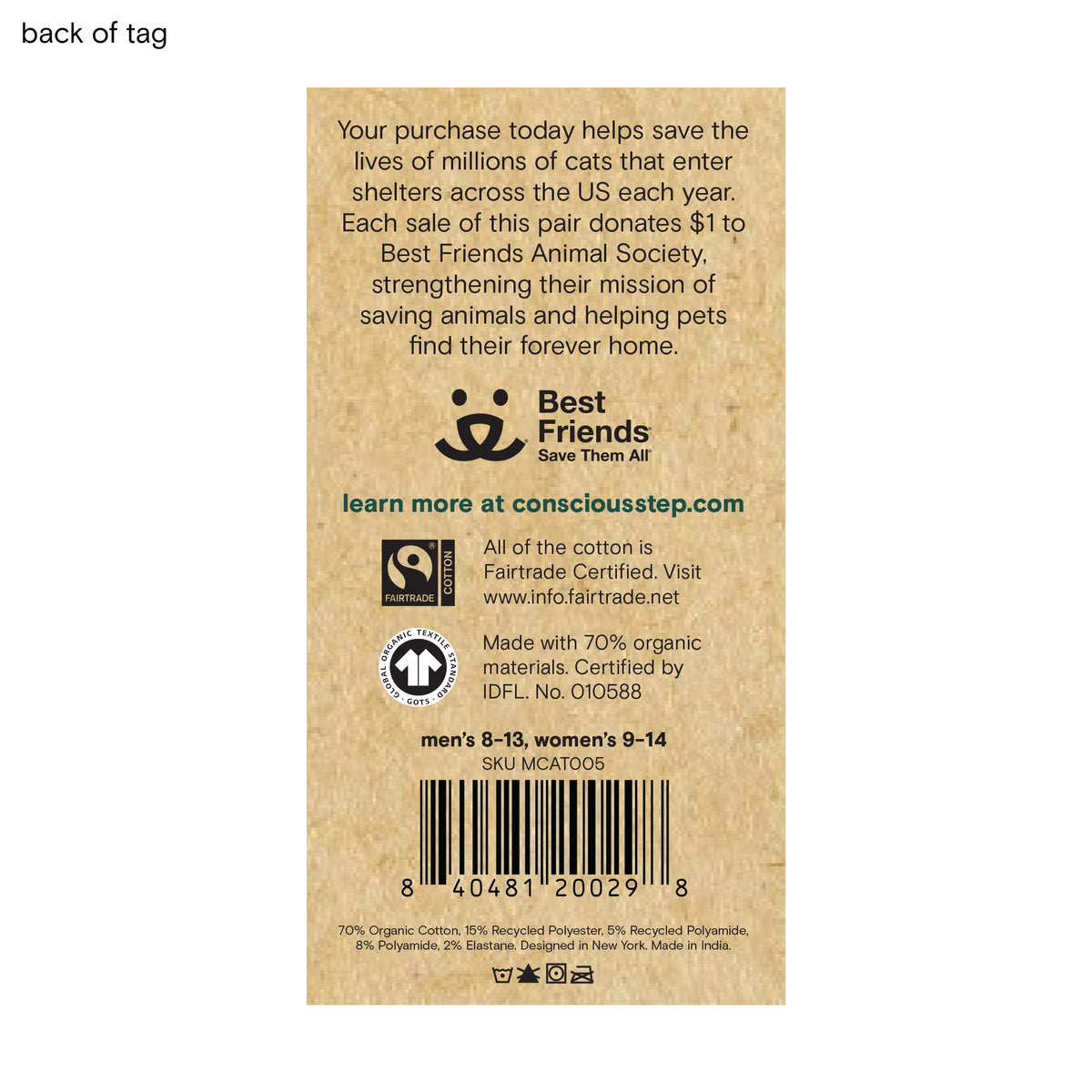 Socks that Save Cats