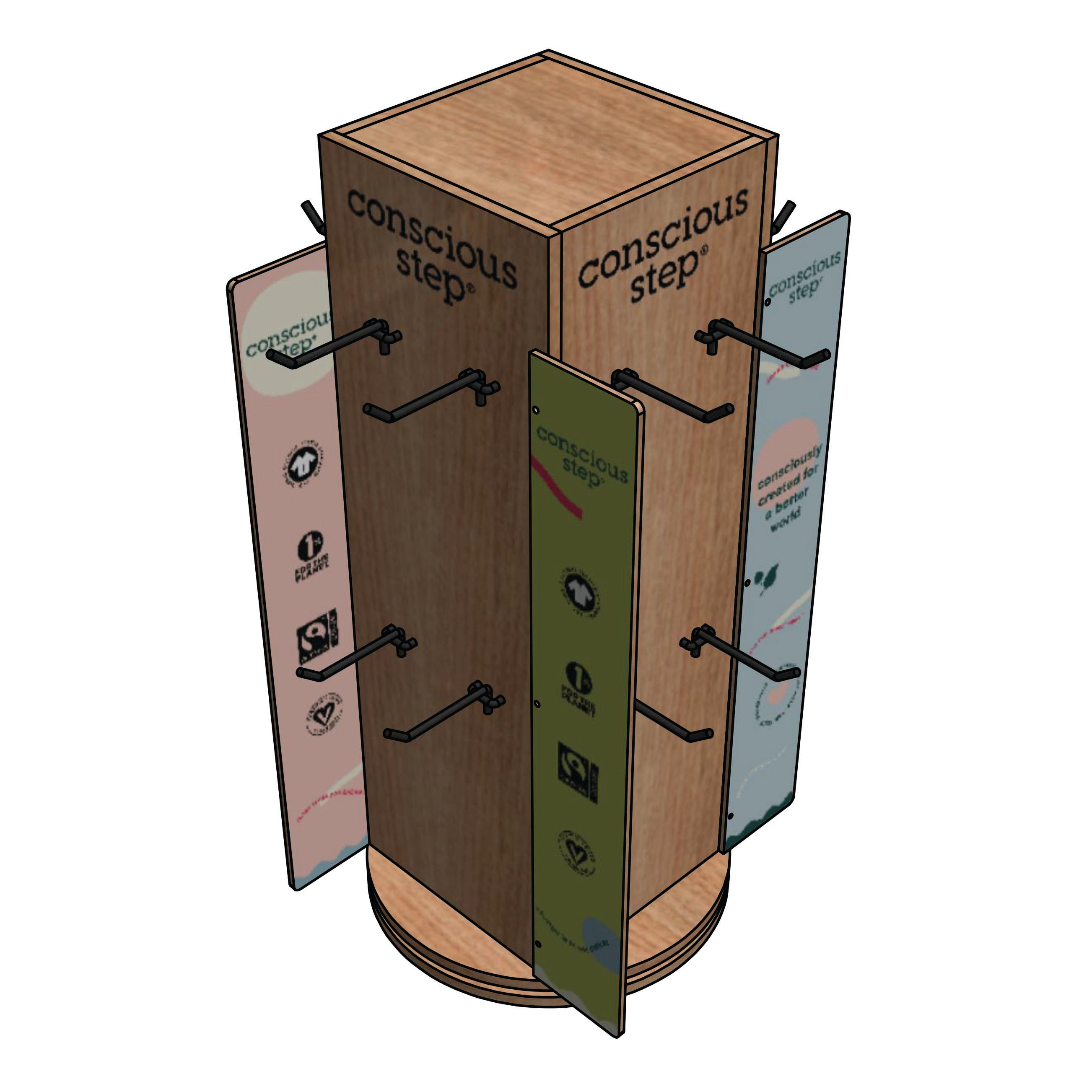 16 Arm Table Top Display